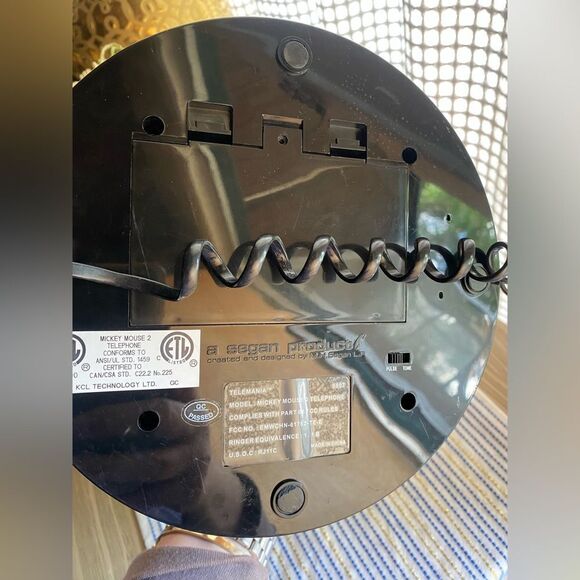 Telemania Mickey Mouse 2 Multicolor Animated Talking Rotary Landline Telephone - Picture 9 of 10